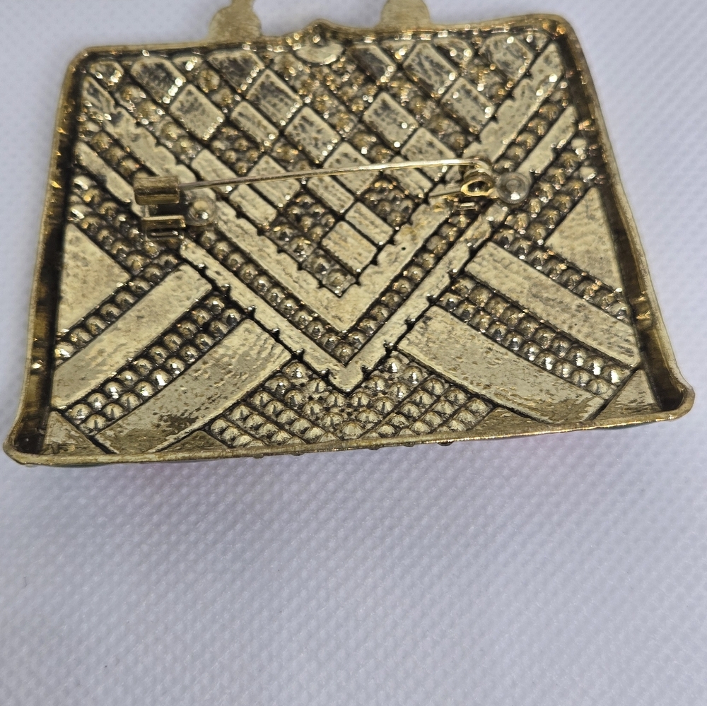 Colorful Purse Brooch - Picture 5 of 6